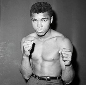 Muhammad Ali boxing pose